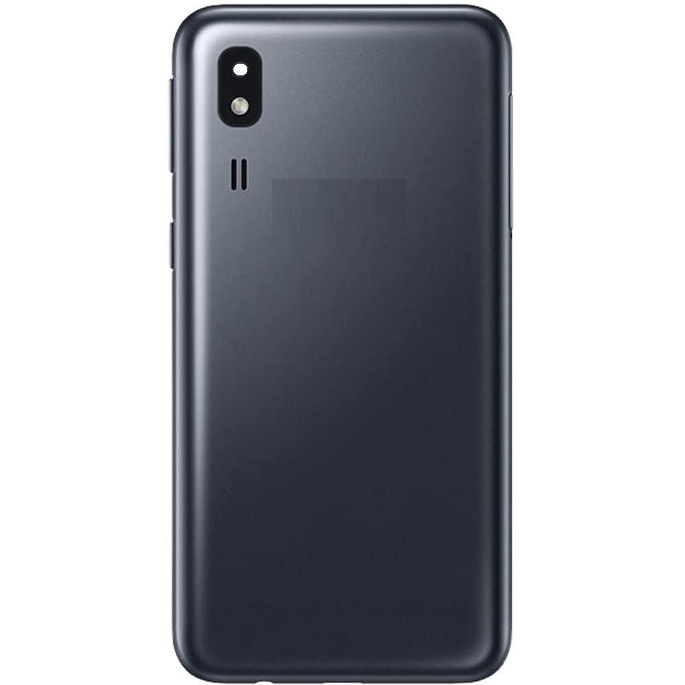 Back Glass Panel for Samsung Galaxy A2 Core Black with Camera Lens Module and Self Adhesive Tape - EGFix Back Glass Panel for Samsung Galaxy A2 Core Black with Camera Lens Module and Self Adhesive Tape - EGFix